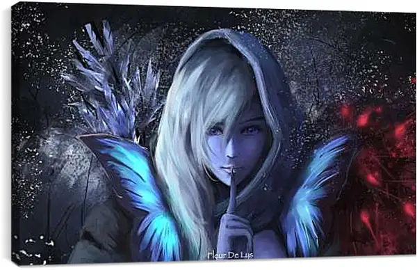 Постер на подрамнике - DotA 2, артпостер