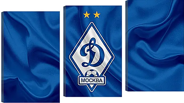 Модульная картина - Эмблема ФК Динамо Москва