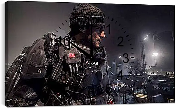 Часы картина - Call Of Duty: Advanced Warfare