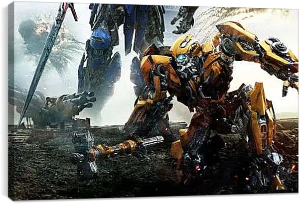 Постер на подрамнике - Трансформеры Бамблби