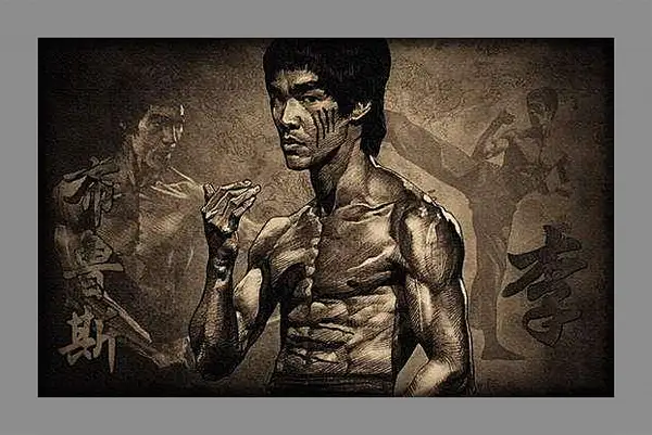 Картина в раме - Брюс Ли (Bruce Lee)