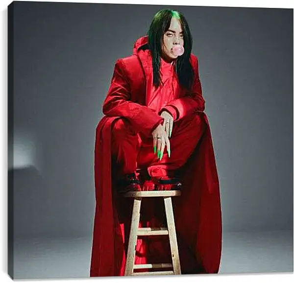 Постер на подрамнике - Билли Айлиш