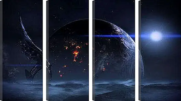 Модульная картина - Mass Effect 3
