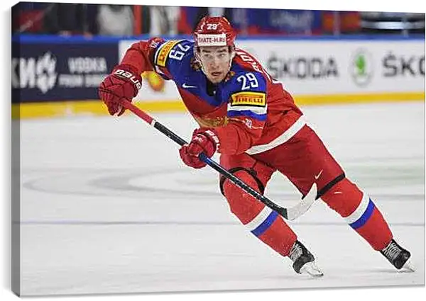 Постер на подрамнике - Хоккеист. Сборная России по хоккею