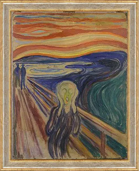 Картина в раме - Der Schrei. Эдвард Мунк