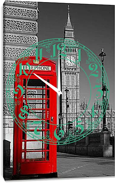 Часы картина - Лондон