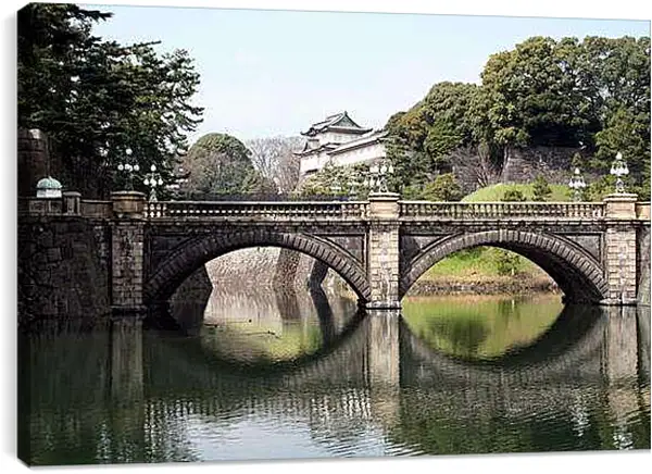 Постер на подрамнике - Императорский доворец. Токио. Япония.