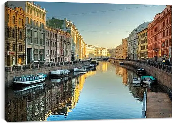 Постер на подрамнике - Канал Петербурга