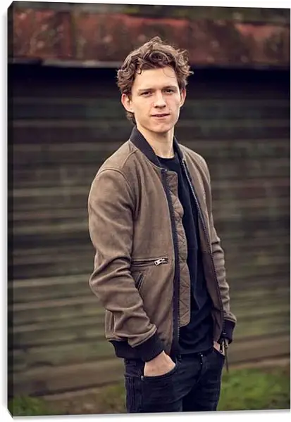 Постер на подрамнике - Том Холланд. Tom Holland