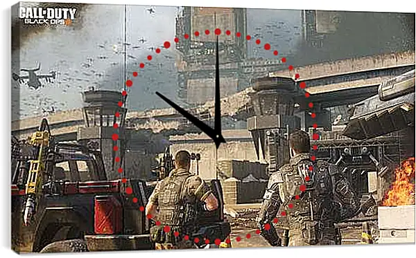 Часы картина - Call Of Duty: Black Ops III