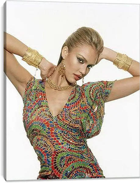 Постер на подрамнике - Jessica Alba - Джессика Альба
