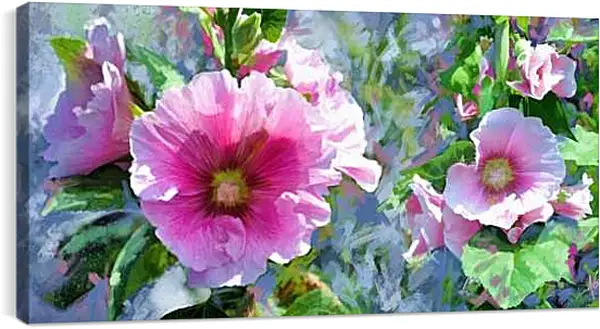 Постер на подрамнике - Гладиолусы