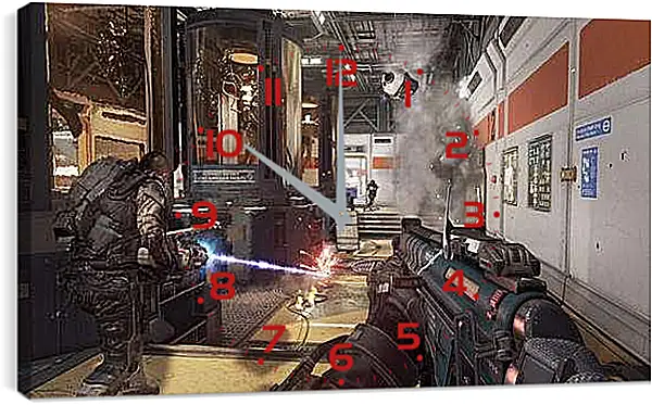 Часы картина - Call Of Duty: Advanced Warfare