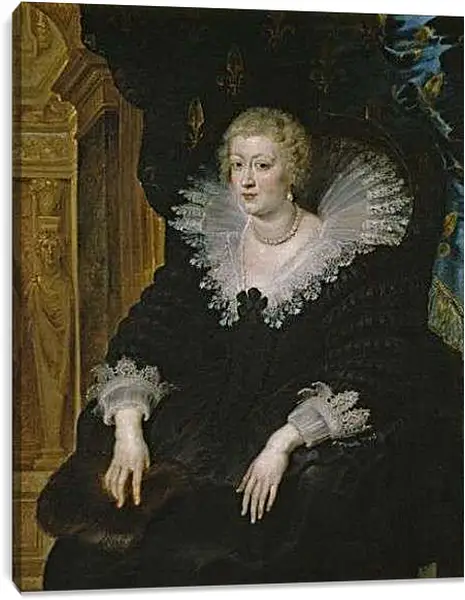Постер на подрамнике - Ana de Austria, reina de Francia. Питер Пауль Рубенс