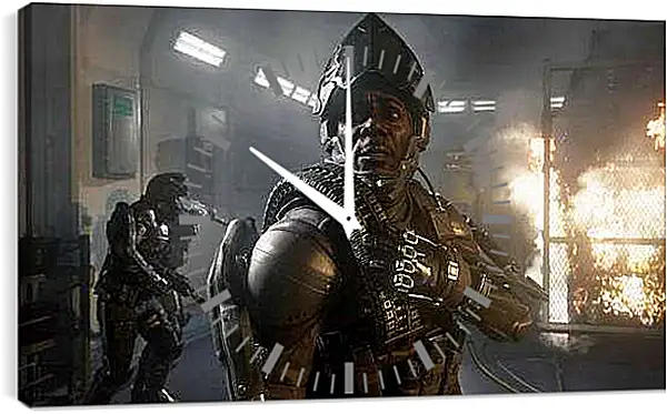 Часы картина - Call Of Duty: Advanced Warfare