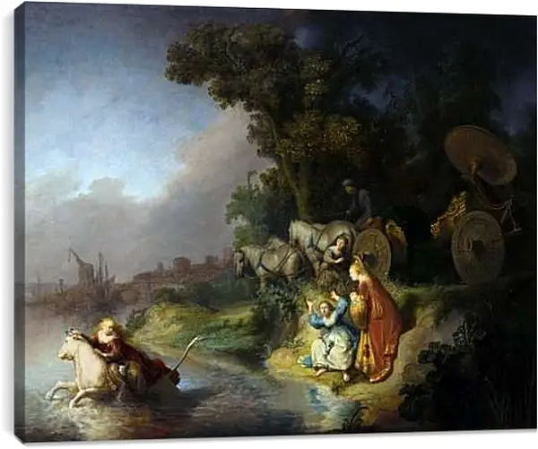 Постер на подрамнике - Похищение Европы. Рембрандт