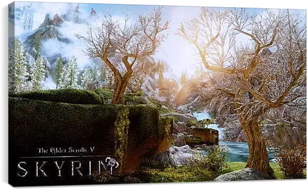 Постер на подрамнике - The Elder Scrolls V: Skyrim
