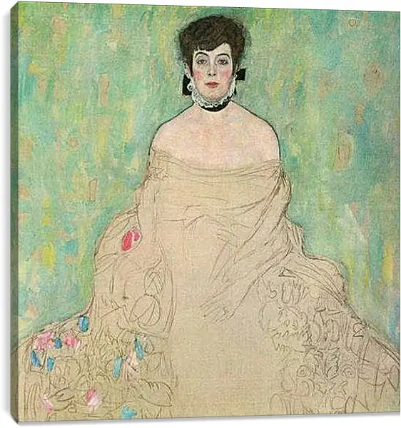 Постер на подрамнике - Bildnis Amalie Zuckerkandl. Густав Климт