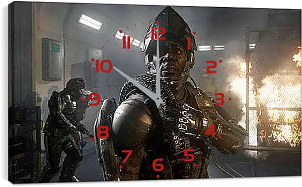 Часы картина - Call Of Duty: Advanced Warfare