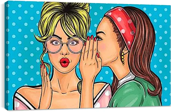 Постер на подрамнике - Секрет