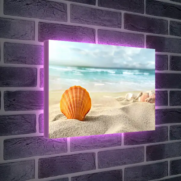 Лайтбокс световая панель - Морской пляж