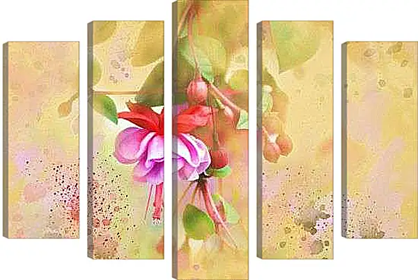 Модульная картина - Бутоны