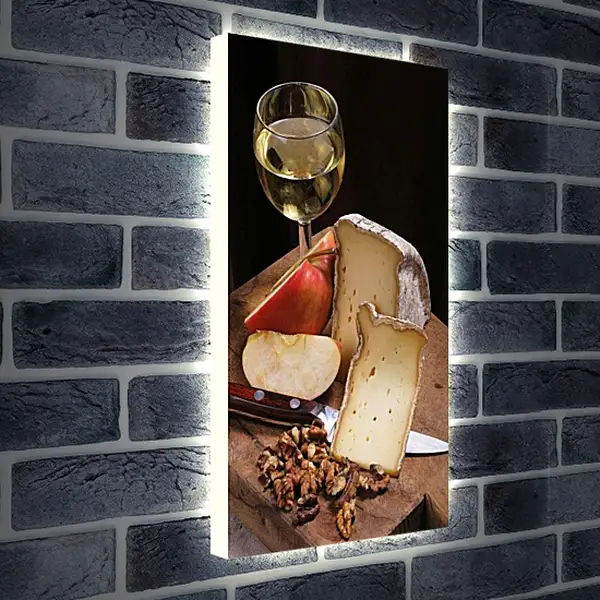 Лайтбокс световая панель - Закуска под вино. Вкус Жизни.