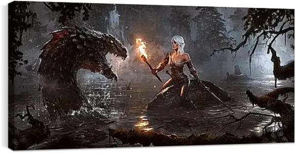 Постер на подрамнике - The Witcher 3: Wild Hunt