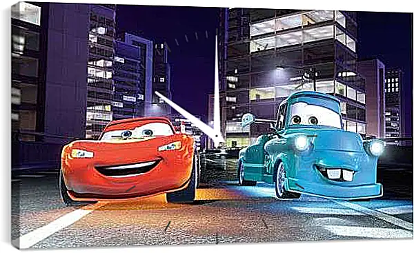 Часы картина - Тачки