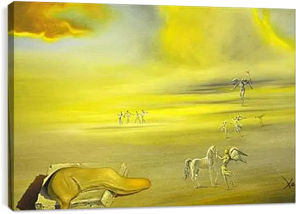 Постер на подрамнике - Неизвестная картина. Сальвадор Дали