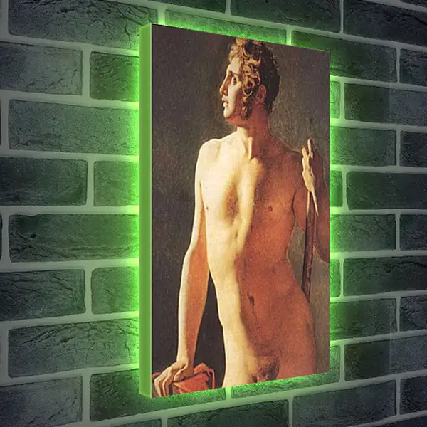 Лайтбокс световая панель - Male Torso. Жан Огюст Доминик Энгр