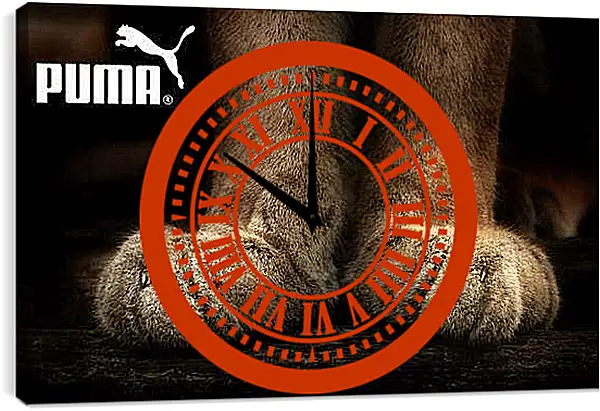 Часы картина - Пума