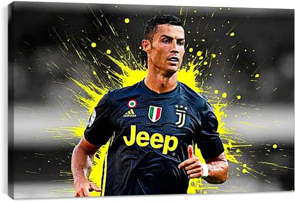 Постер на подрамнике - Криштиану Роналду (Cristiano Ronaldo)