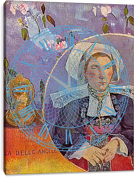 Часы картина - Angeleb. Прекрасная Анжела. Поль Гоген