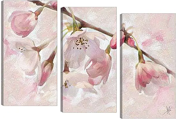 Модульная картина - Весенний цвет