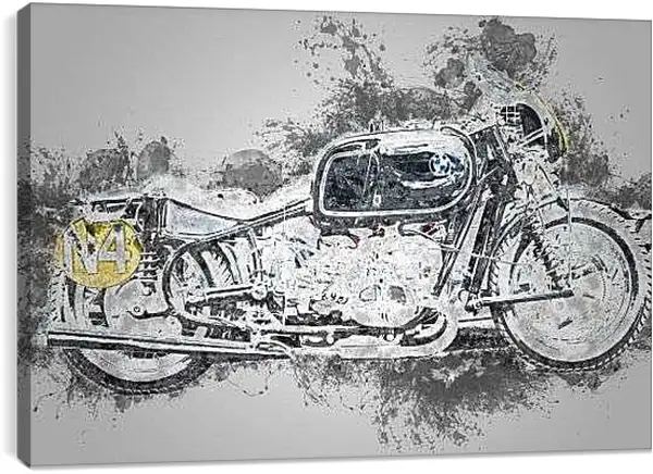 Постер на подрамнике - Мотоцикл