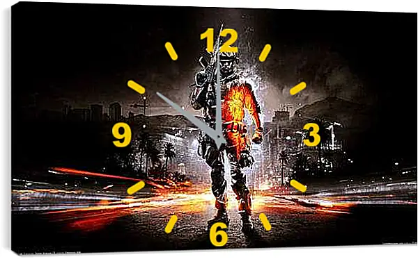 Часы картина - Battlefield 3