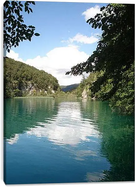 Постер на подрамнике - Плитвицкие озера