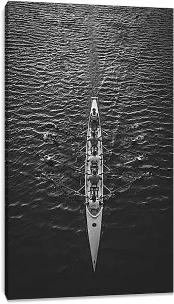 Постер на подрамнике - Гребля