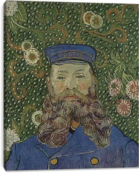 Постер на подрамнике - Portrait of the Postman Joseph Roulin. Винсент Ван Гог