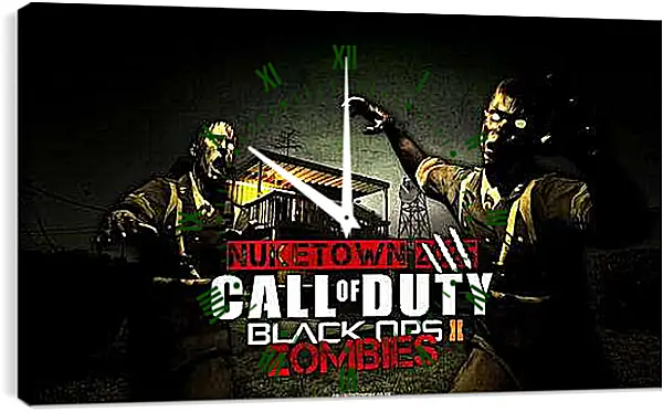 Часы картина - Call Of Duty: Black Ops II
