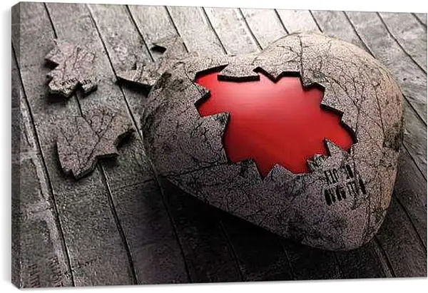 Постер на подрамнике - Любовь