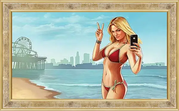 Картина в раме - Заставка. GTA V