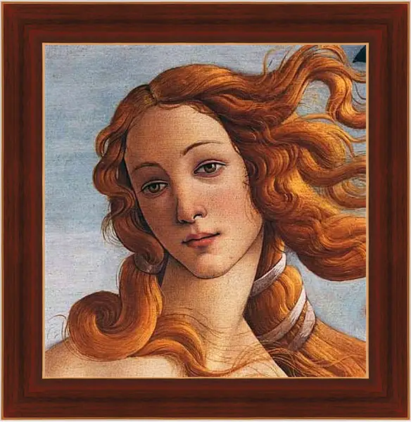 Картина в раме - Рождение Венеры. Сандро Боттичелли