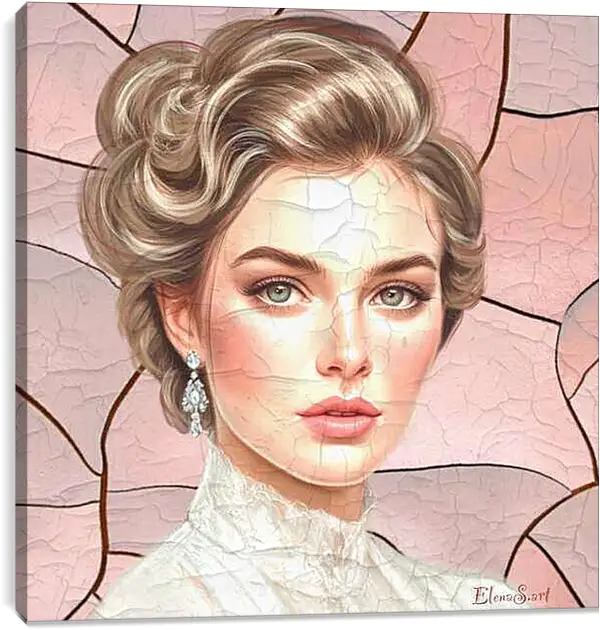 Постер на подрамнике - Color portrait 35