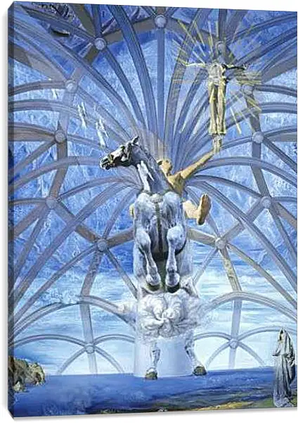 Постер на подрамнике - Santiago El Grande. (Сантьяго Эль Гранде) Сальвадор Дали