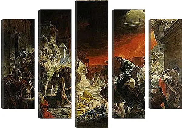 Модульная картина - Последний день Помпеи. Брюллов Карл Павлович