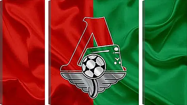 Модульная картина - Эмблема ФК Локомотив Москва