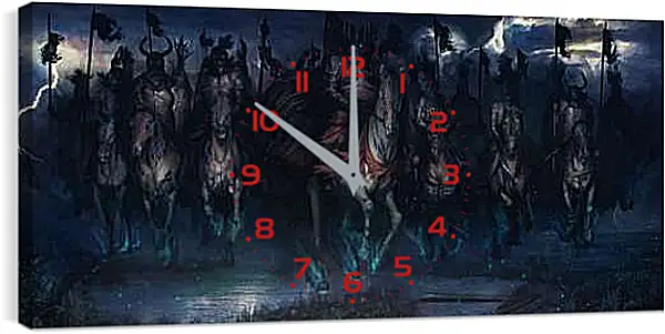 Часы картина - The Witcher (Ведьмак), Дикая охота в походе