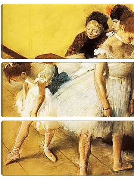 Модульная картина - Examen de Danse, Danseuses a leur toilette. Эдгар Дега